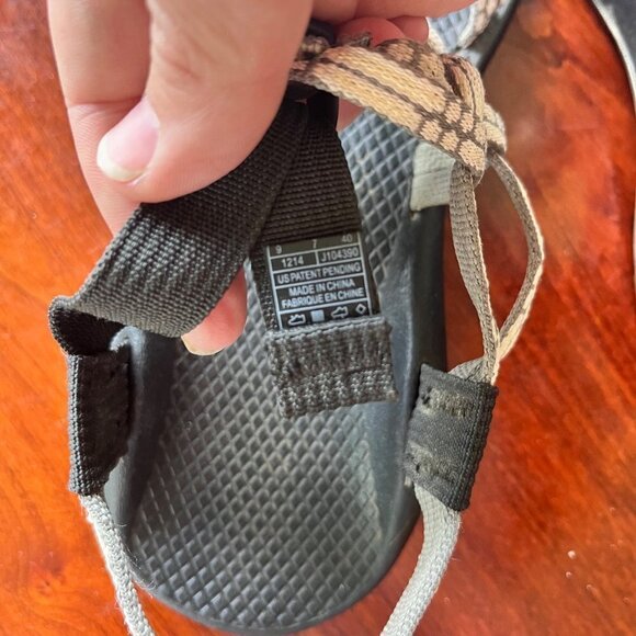Chaco ZX/2 Yampa‎ Toe Loop Strappy Sandals J104390 Light Beam Gray- Size 9 - Picture 5 of 7
